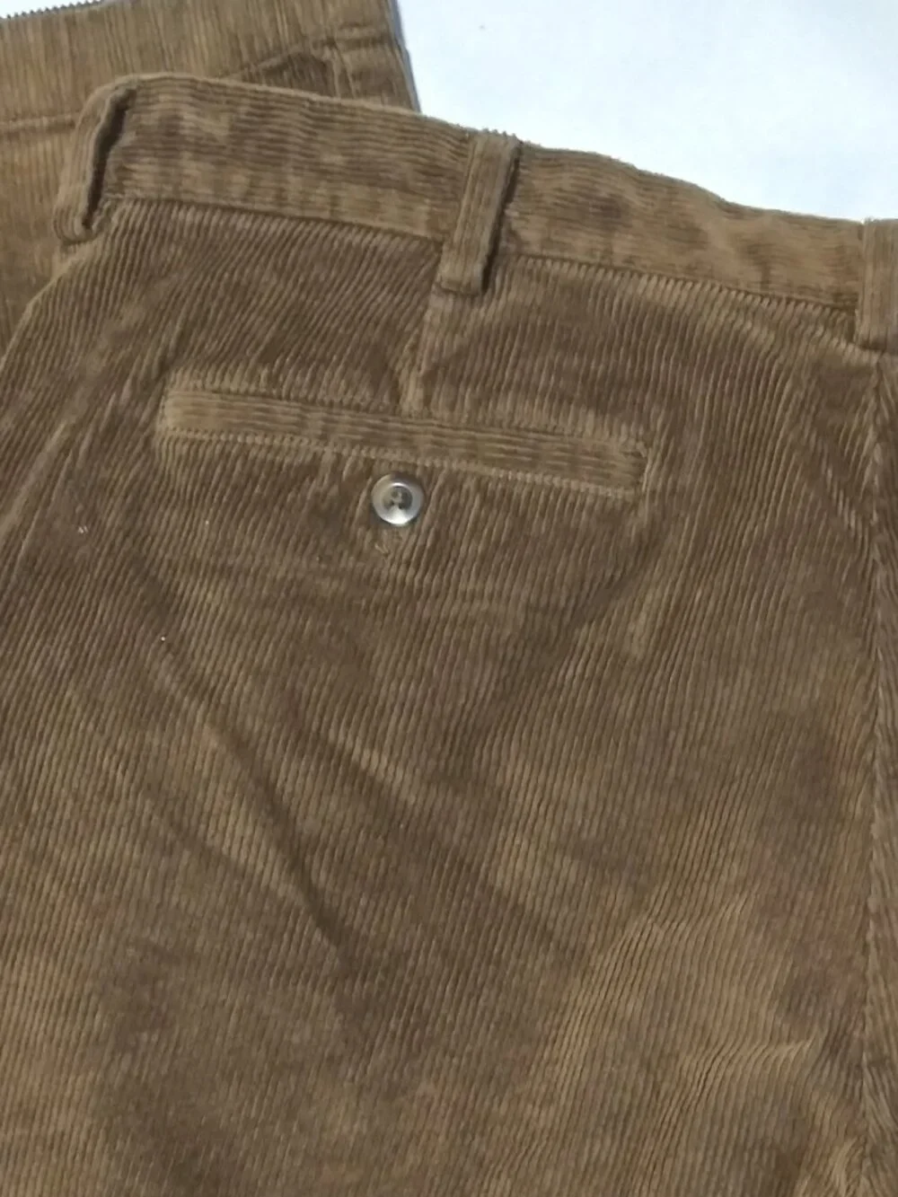 L.L. Bean Men's Classic Fit Stretch Country Corduroy Pants Brown 40x28